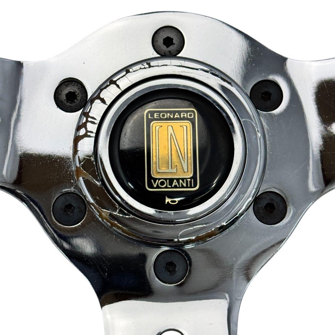 LEONARD VOLANTI ウッドステアリング 35cm - メルカリ