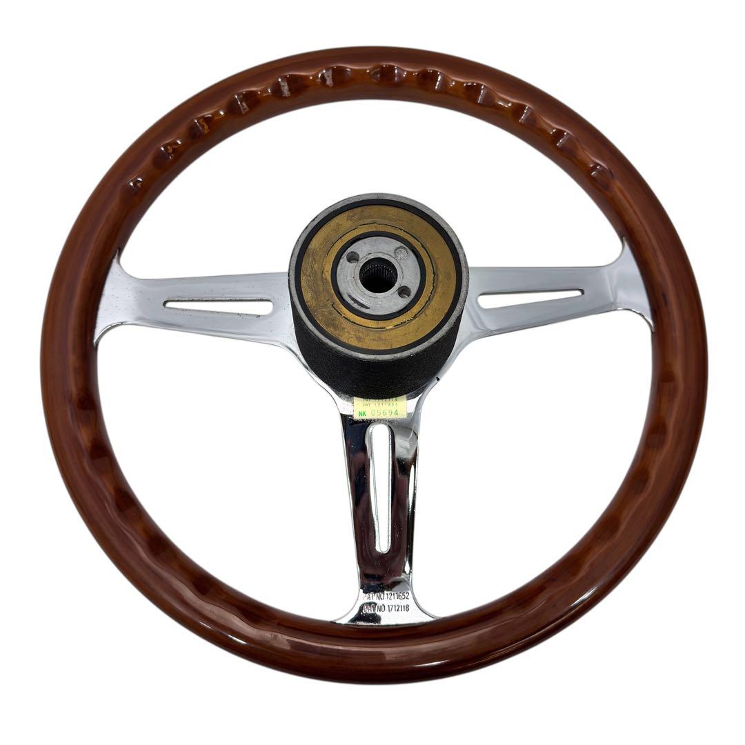 LEONARD VOLANTI ウッドステアリング 35cm - メルカリ