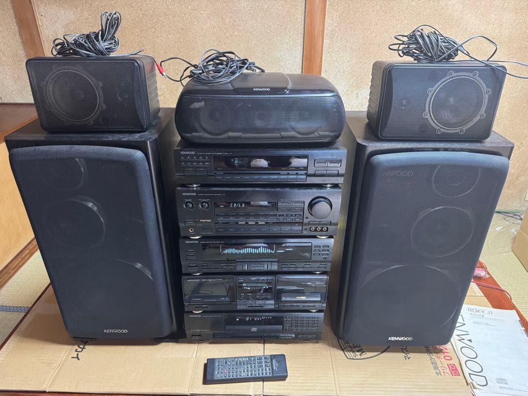 KENWOOD ROXY J7 コンポ （リモコン取説付） - メルカリ