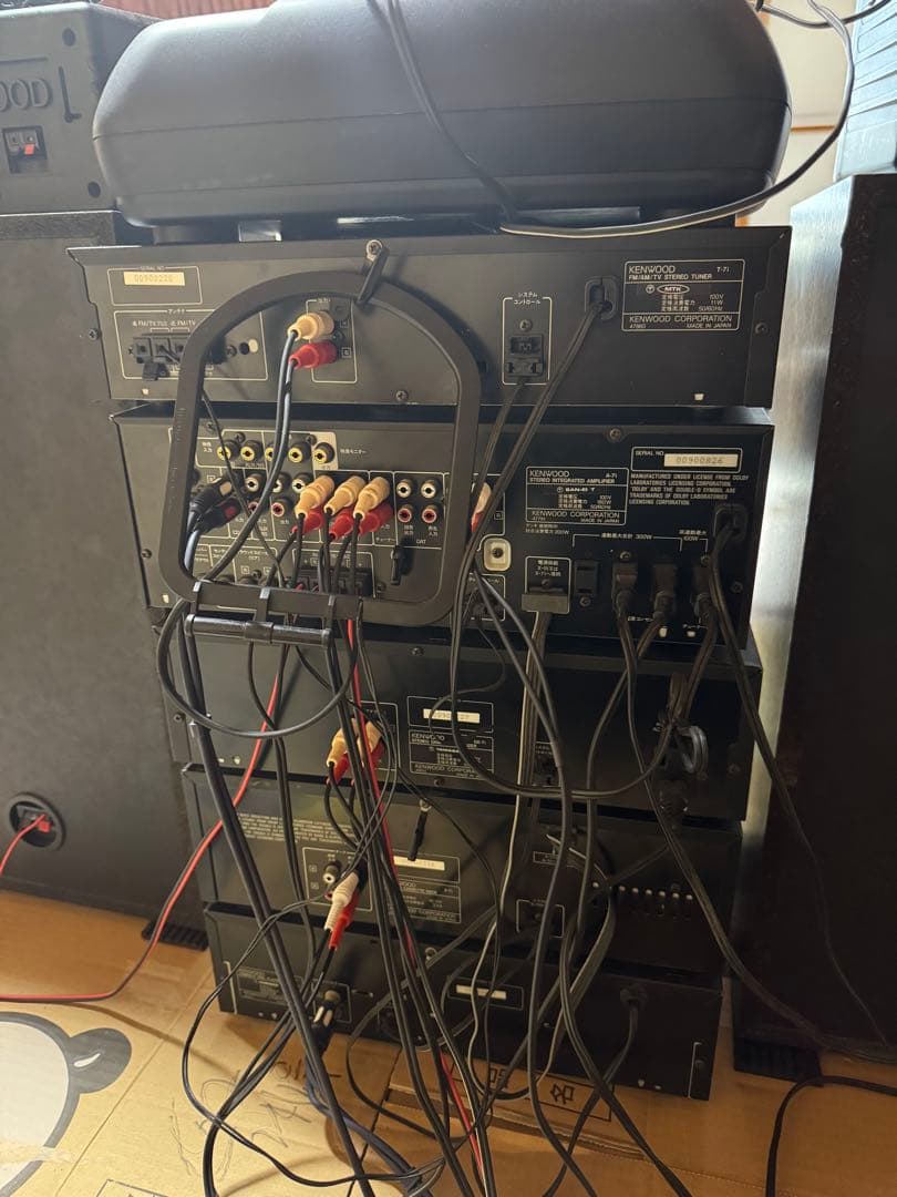 KENWOOD ROXY J7 コンポ （リモコン取説付） - メルカリ