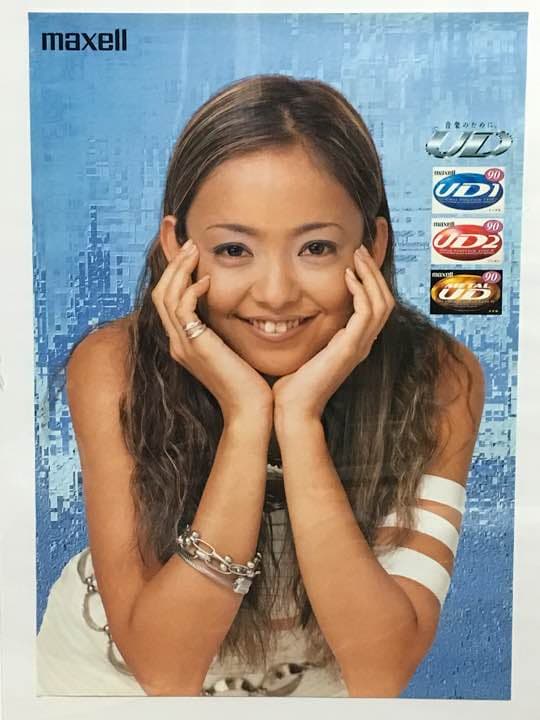 安室奈美恵 maxell 非売品宣伝用 ポスター - メルカリ