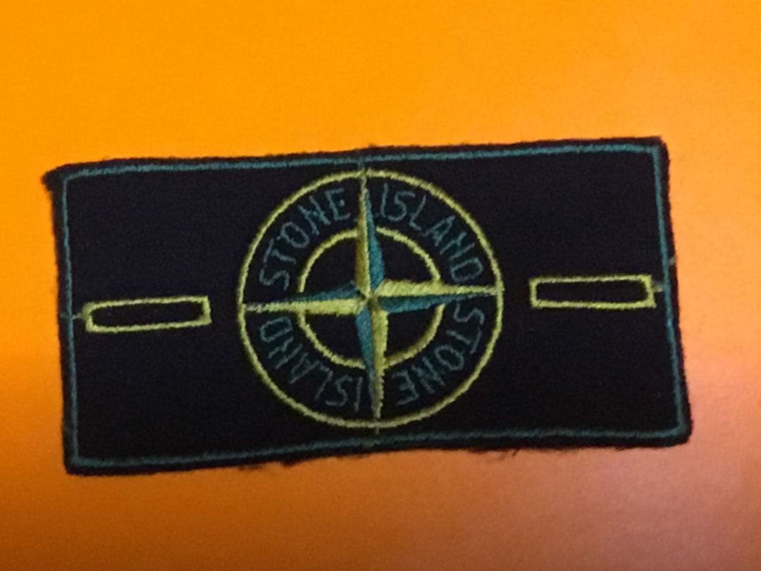 ★タイムセールStone  グリーンエッジワッペン 希少】80年代 stone island ストーンアイランド ヴィンテージ グリーン