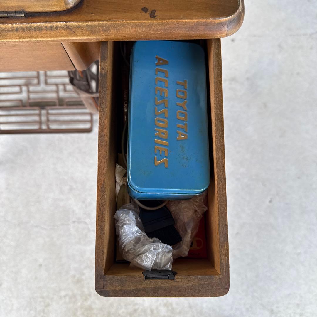 TOYOTA 足踏みミシン アンティーク ミシン 鉄脚 昭和レトロ - メルカリ