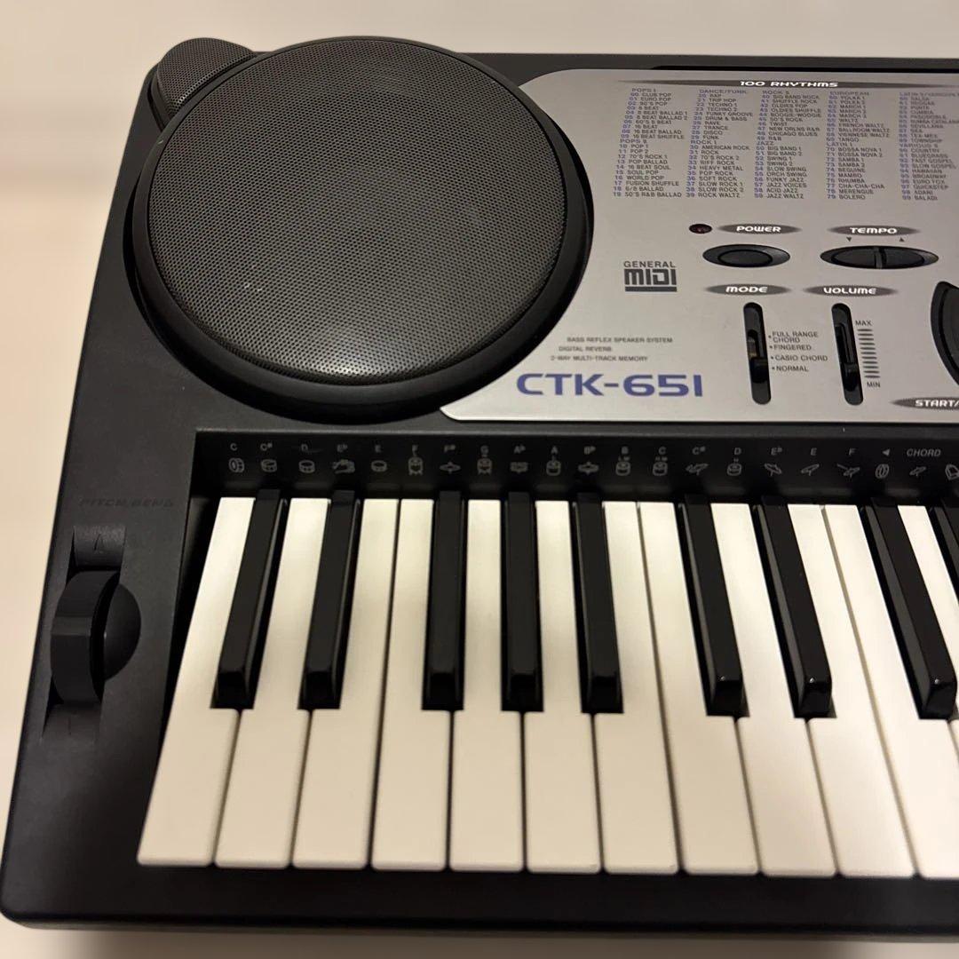 美品】CASIO CTK-651 電子キーボード ハイグレードモデル 動作品