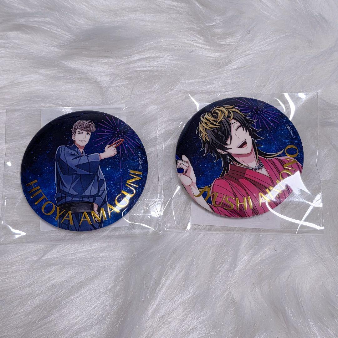 ヒプマイ オンラインくじ 天国獄 四十物十四 缶バッジ - メルカリ