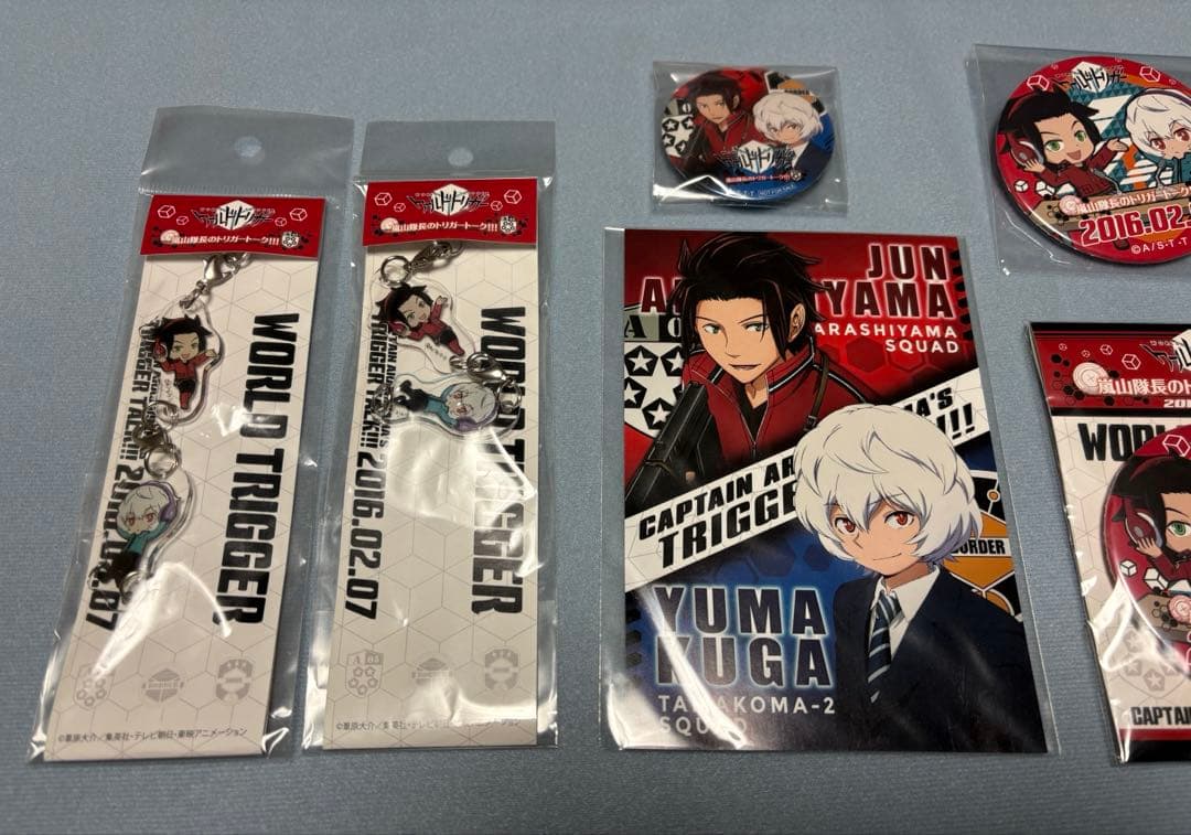 ワールドトリガー 嵐山隊長のトリガートーク！！！ 缶バッジ アクリル