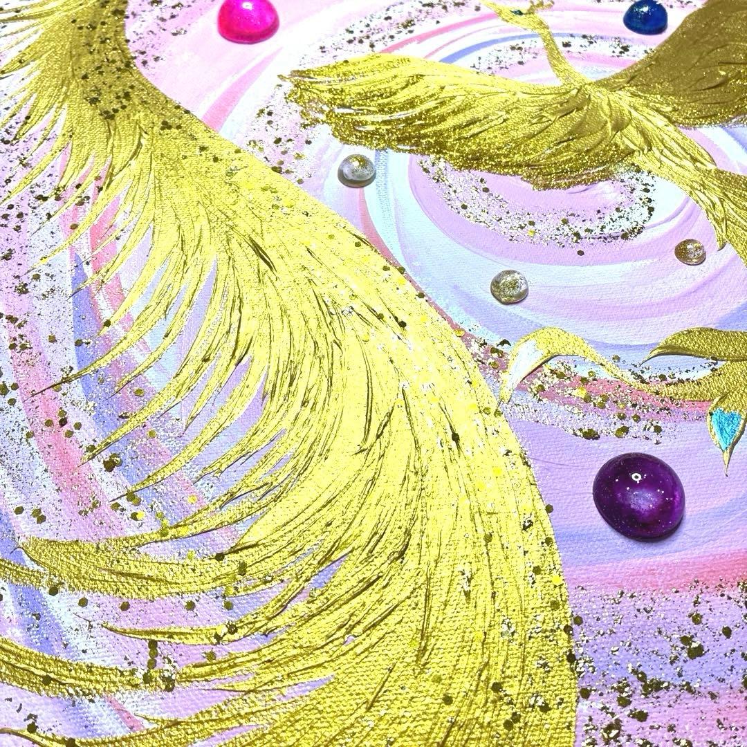 開運絵画 龍神様 鳳凰 拡大のエネルギー