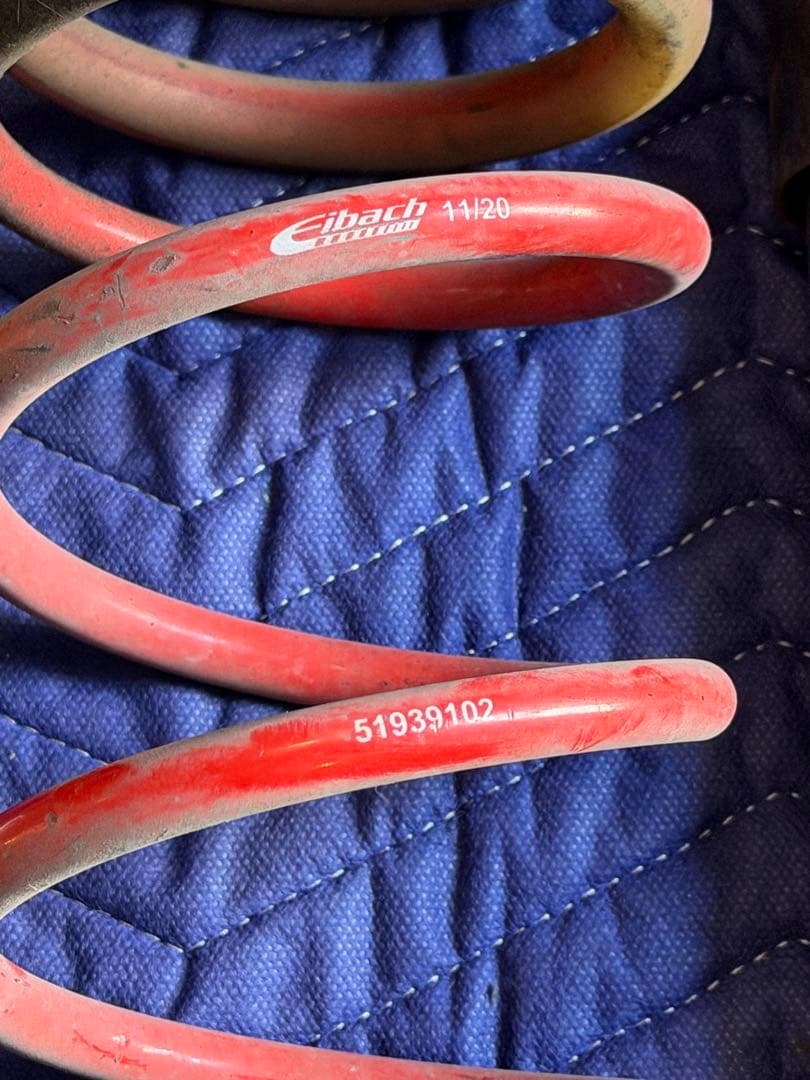 アバルト595コンペティツィオーネ 純正KONI & Eibachサスペンション