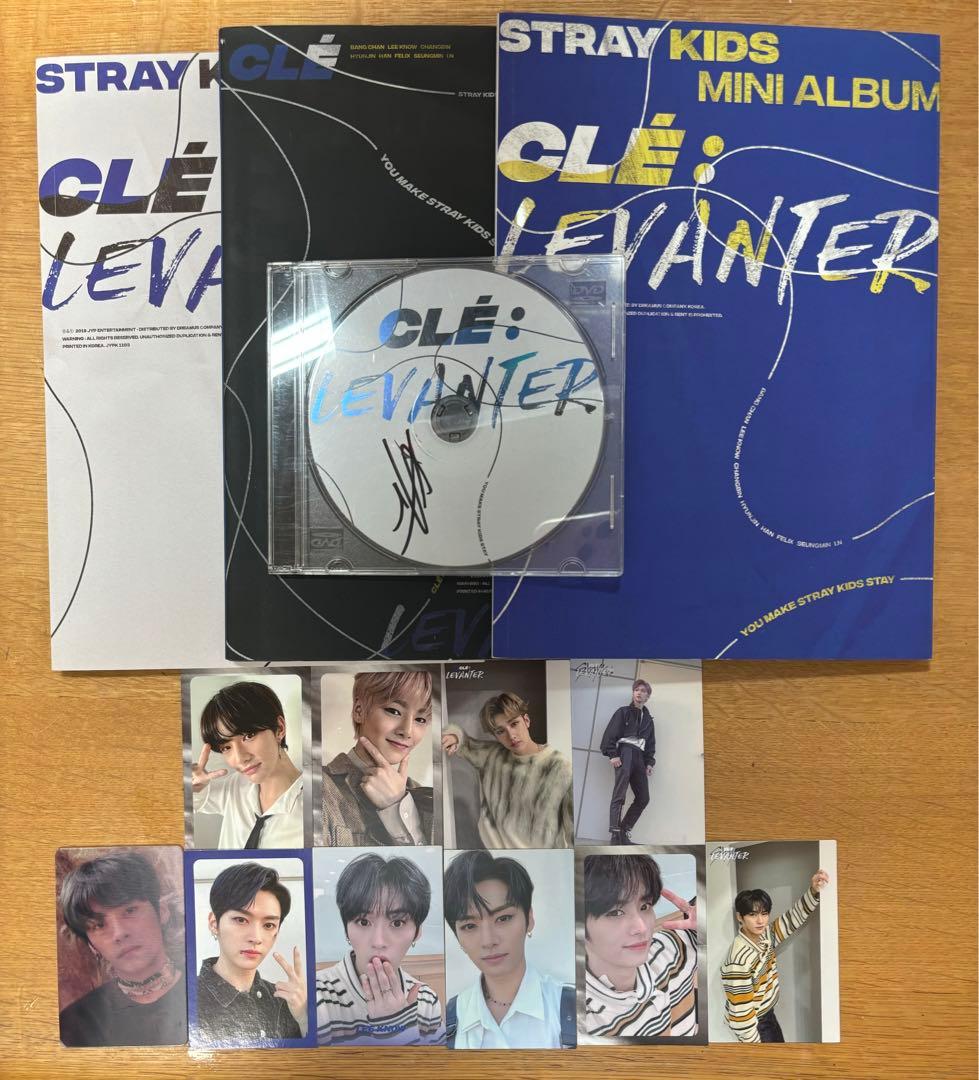 Straykids スキズ　levanter レバンタ　限定盤　リノ　サイン Stray Kids [Clé : LEVANTER] Autographed Signed Album STRAYKIDS