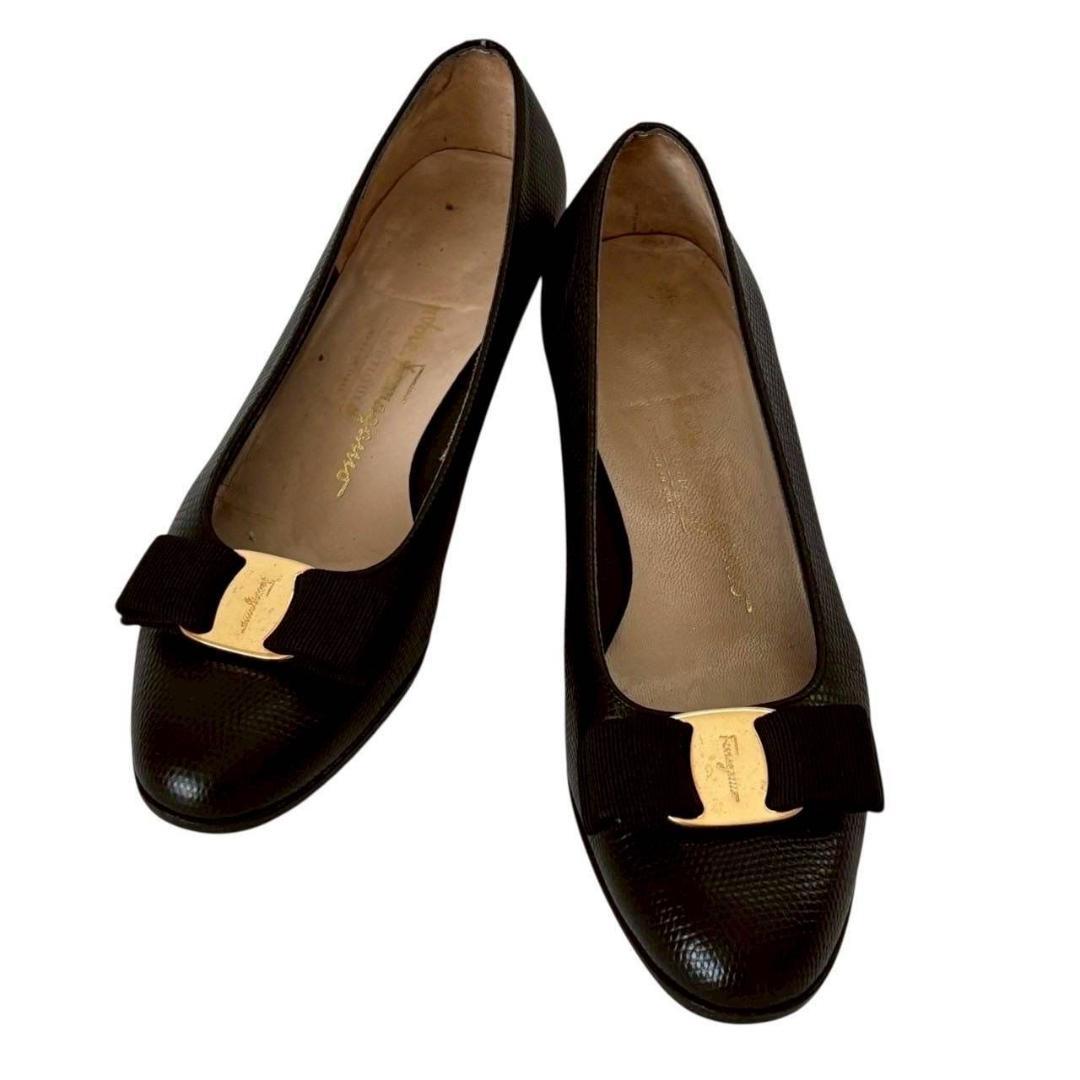Salvatore Ferragamoサルバトーレフェラガモ パンプス約23cm - メルカリ