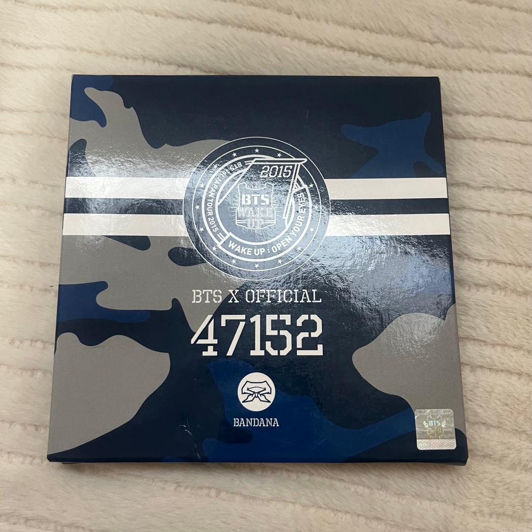 BTS 防弾少年団 WAKE UP 公式グッズ バンダナ