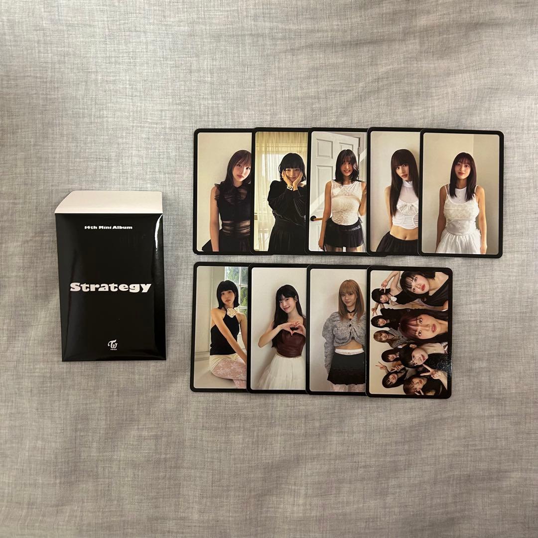 TWICE Strategy step3 ver. 黒 初回特典トレカ セット - メルカリ