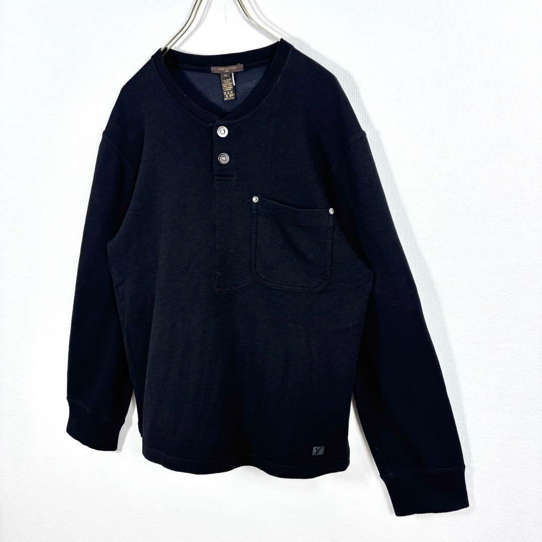 美品 LV ルイヴィトン カシミヤ入りスウェット \"ブラック\" Mサイズ