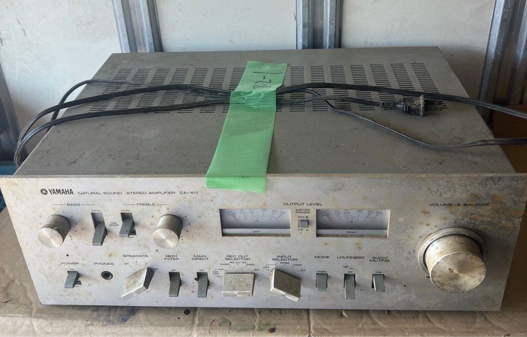 yamaha ca-x11 プリメインアンプ未確認 YAMAHAのプリメインアンプ、 CA-X11を買取致しました！