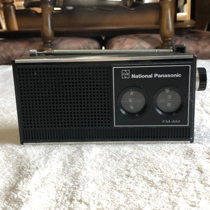 ナショナル パナソニック 小型ラジオ RF-528 昭和レトロ - メルカリ