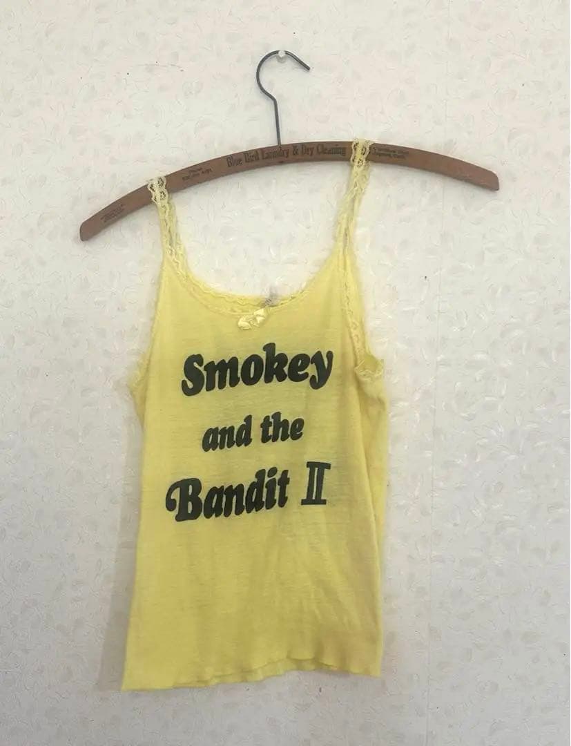トップス vintage Smokey and the bandit camisole Smokey and the Bandit T Shirt (light Blue) - Etsy UK