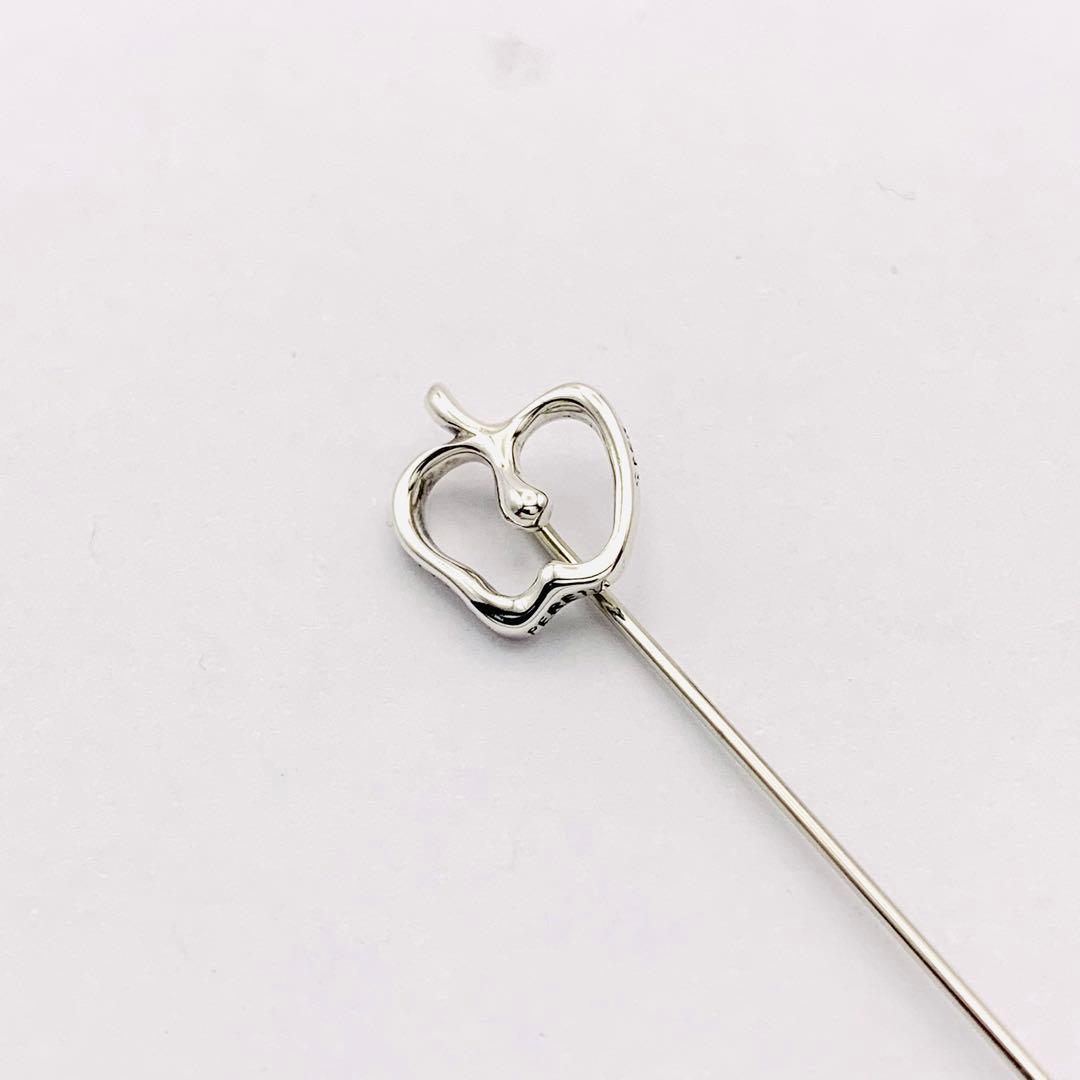 極美品 ティファニー アップル ピンブローチ シルバー925の通販はau