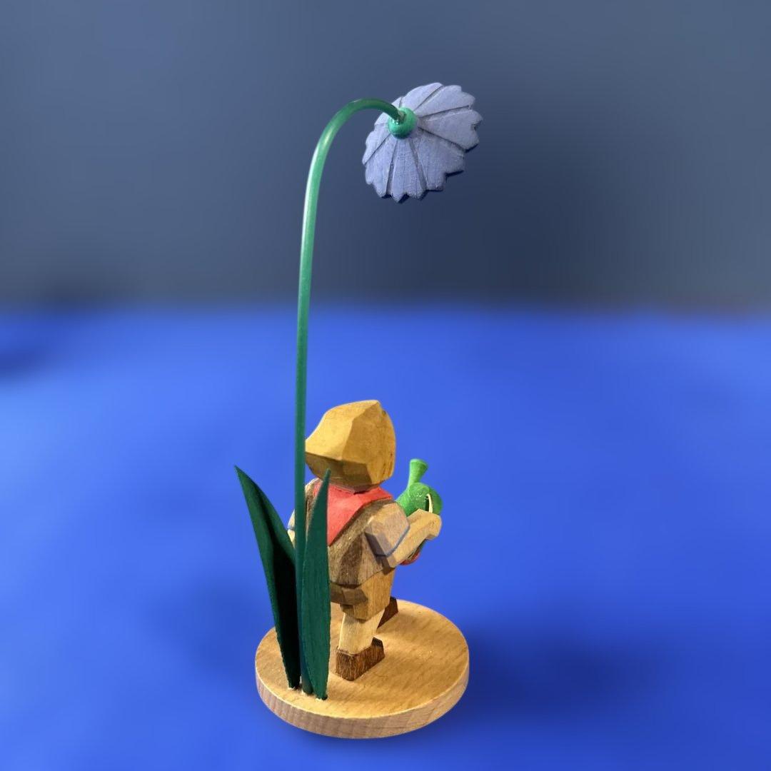 ドイツ製 木製人形 シューマン工房 エルツ地方 ザイフェン 可愛いお