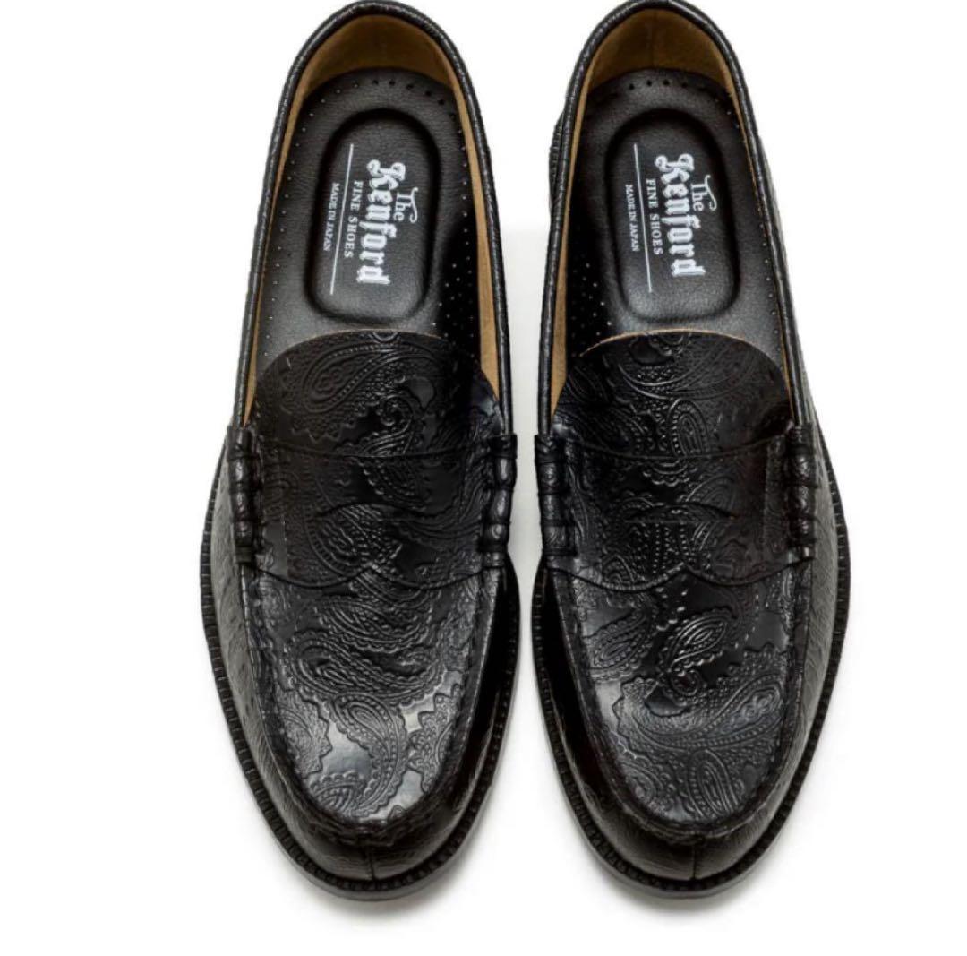 27.5cm The Kenford Fineshoes 全面ペイズリー