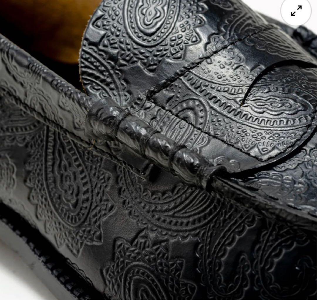 27.5cm The Kenford Fineshoes 全面ペイズリー