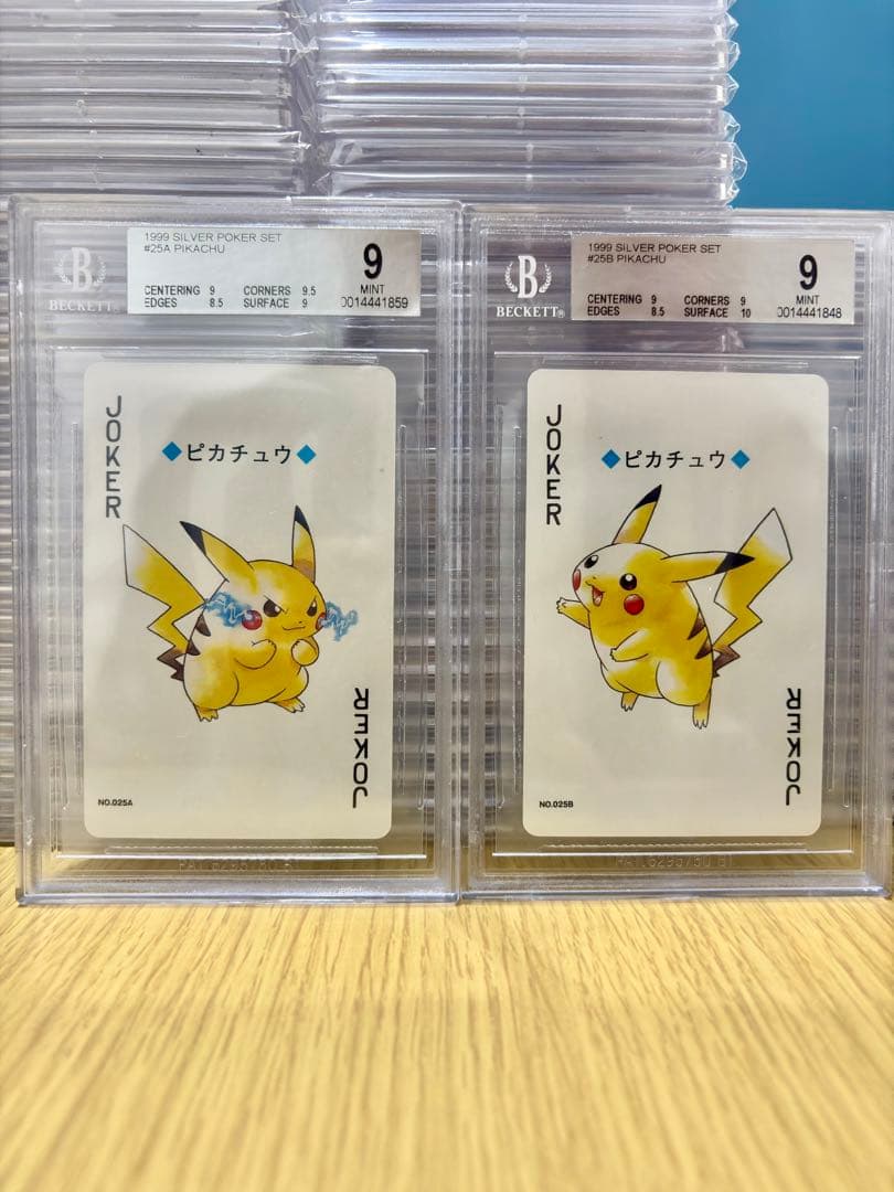 BGS9/シルバーラベル】ポケモントランプ JOKER ピカチュウ PSA9 - メルカリ