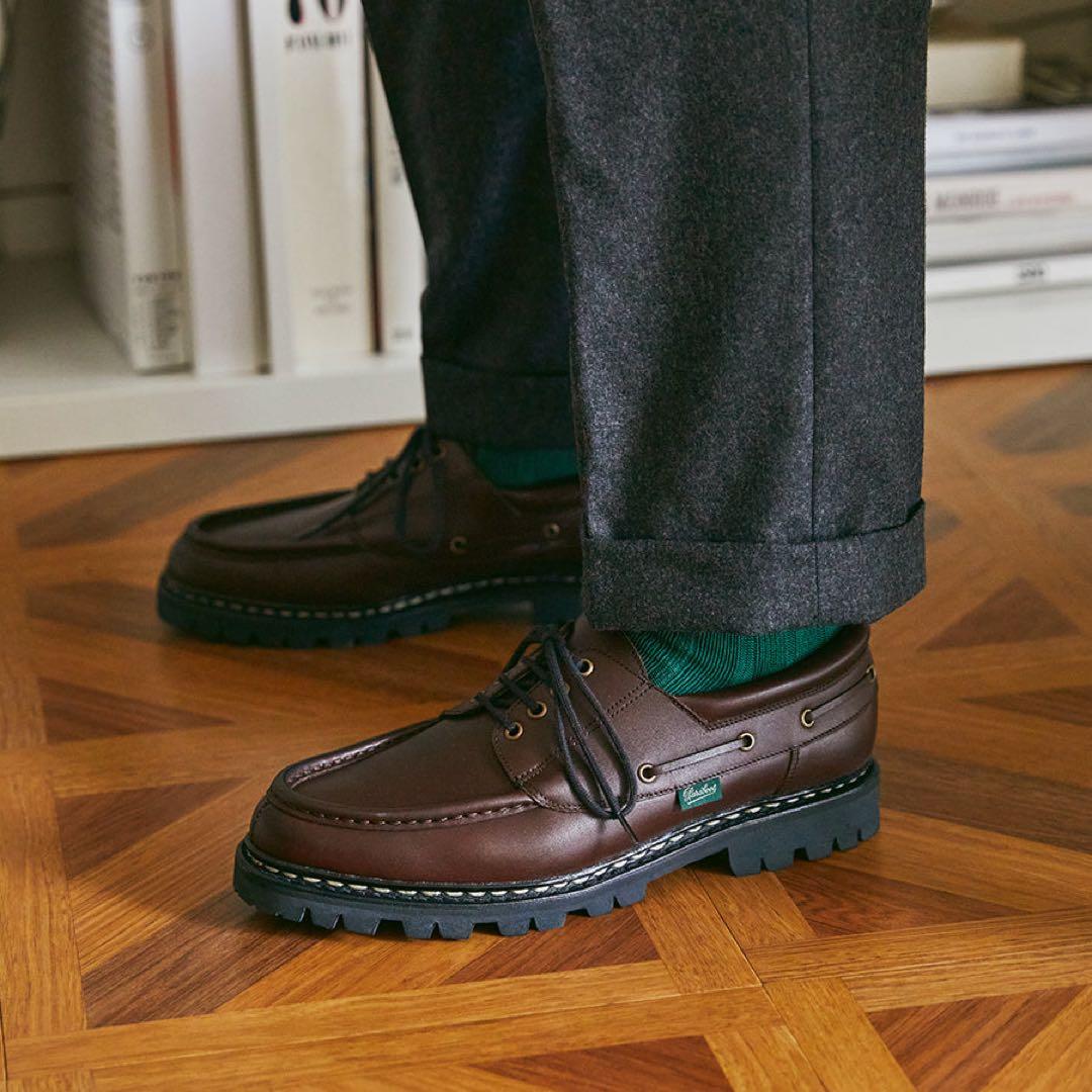 極美品 Paraboot CHIMEY ブラウン UK7.5 26.0cm