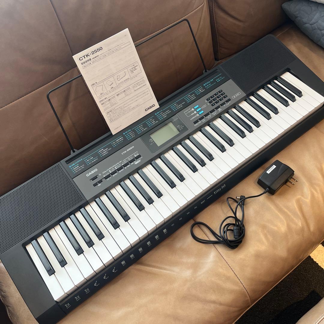 CASIO CTK-2550 電子キーボード - メルカリ