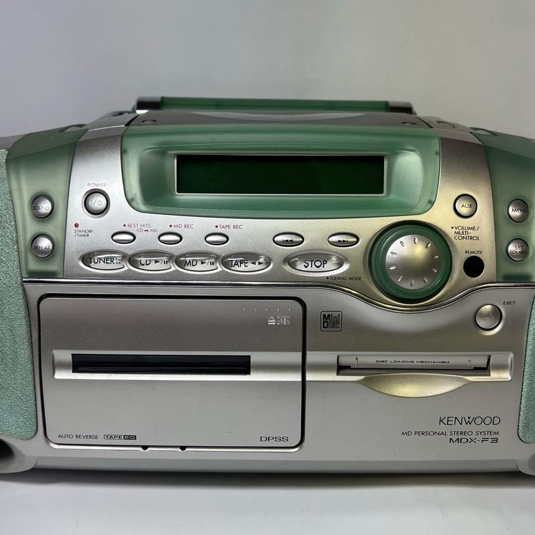ケンウッド KENWOOD MDX-F3 MD/CDラジカセ - メルカリ