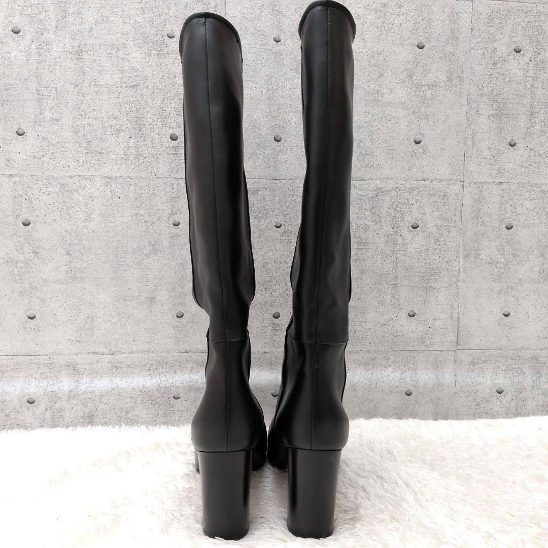 美品】ペリーコ メトロ ロングブーツ ポインテッドトゥ チャンキー