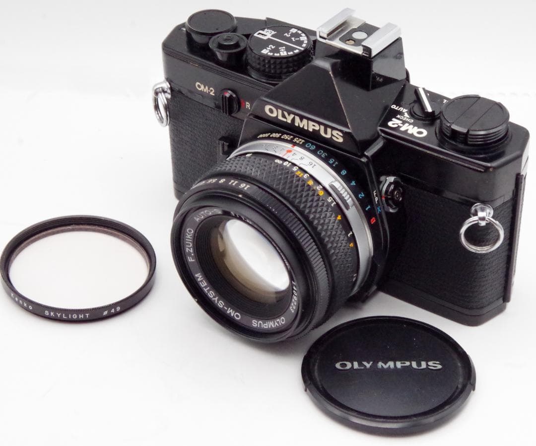 オリンパス OM-2 ブラック F.ZUIKO AUTO-S 50mm F1.8 - メルカリ