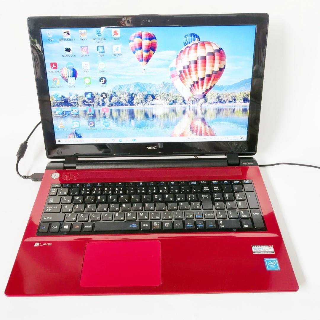 美品❣️新品SSD爆速⭐メモリ8GBで快適♪カメラ付⭐すぐ使える赤ノートパソコン 新品SSD爆速⭐メモリ8GB快適⭐カメラ付⭐TOSHIBA✓レッドノート