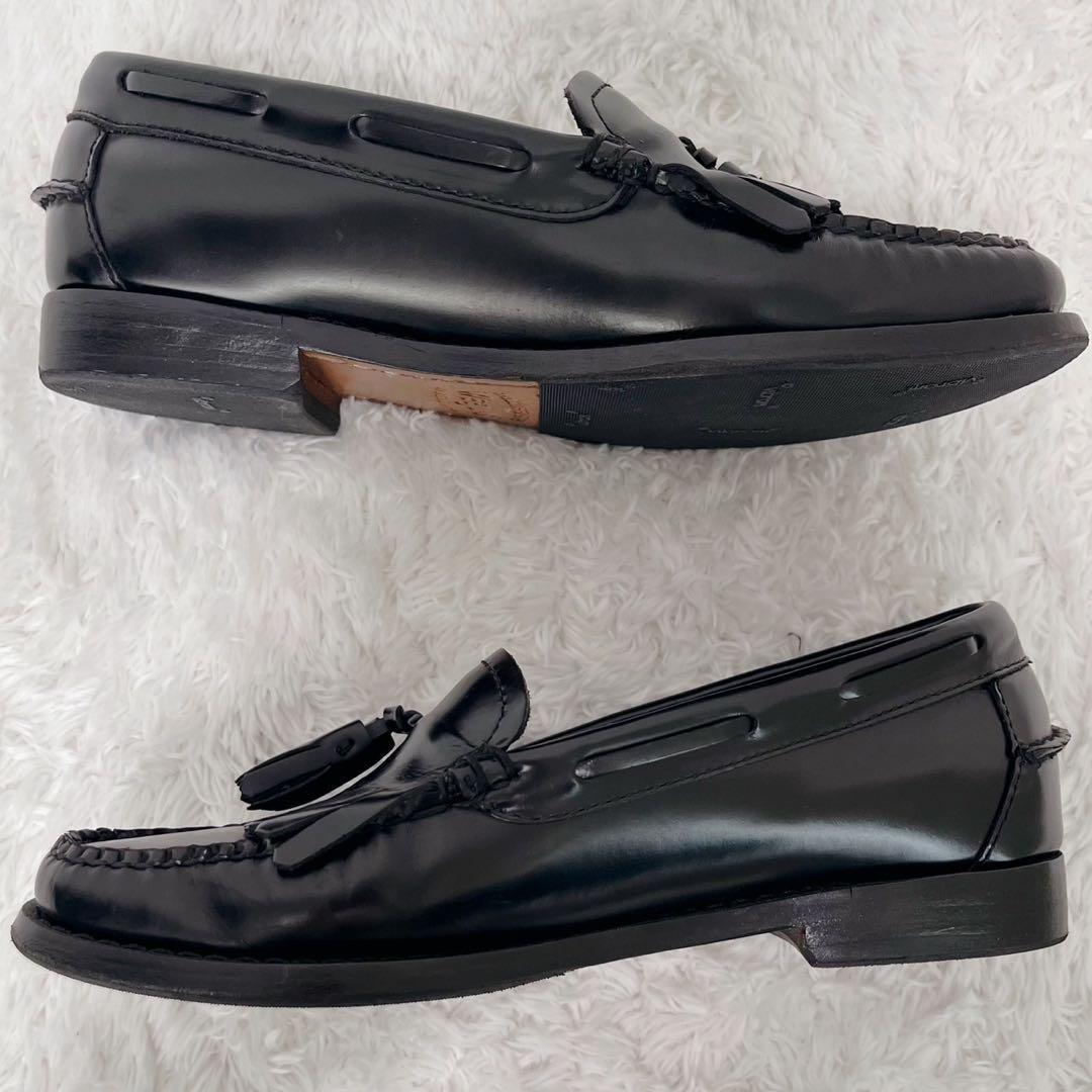 【未使用級】 G.H.BASS タッセルローファー 23.5cm フリンジ 本革