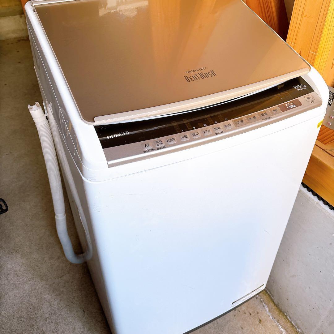 日立 BEATWASH 10kg洗濯乾燥機 BW-DV100E (2019年製) ニュースリリース：2019年5月14日：日立