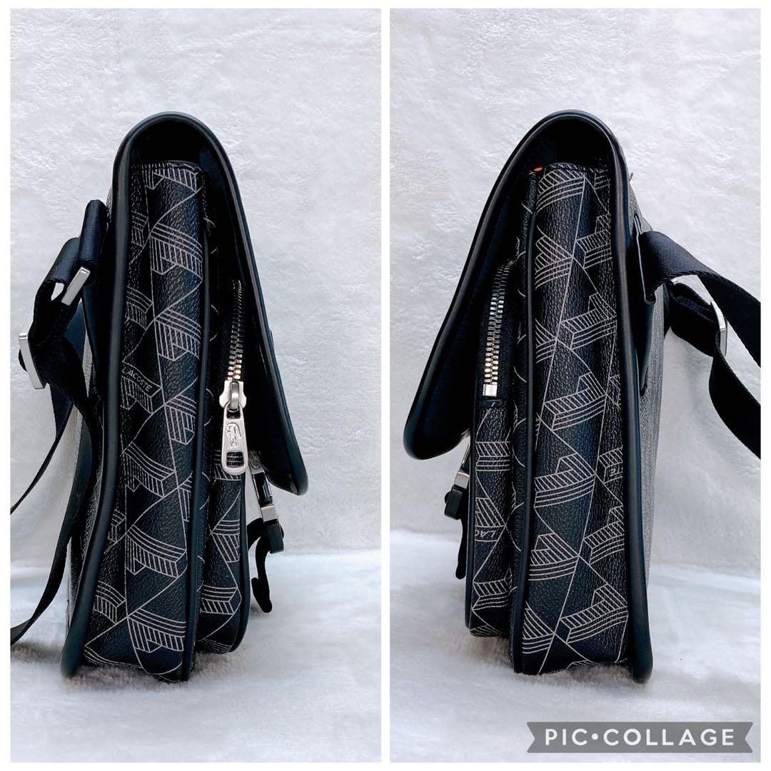 LACOSTE ✨美品✨ラコステ 幾何学模様 ショルダーバッグ フラップ