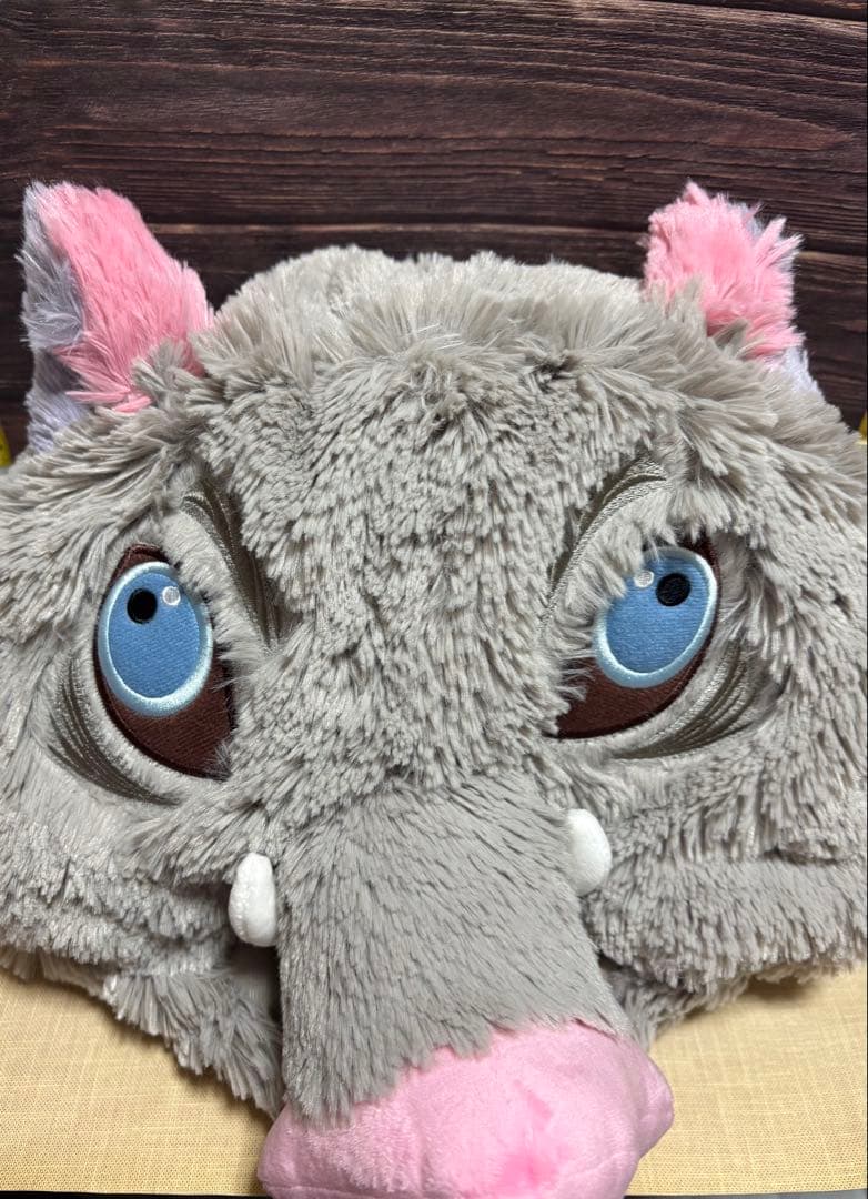 鬼滅の刃 嘴平伊之助 USJ 帽子 被り物 ユニバーサルスタジオジャパン　ユニバ 鬼滅の刃 鬼滅 伊之助 被り物 帽子 USJ usj ユニバーサル ユニバ