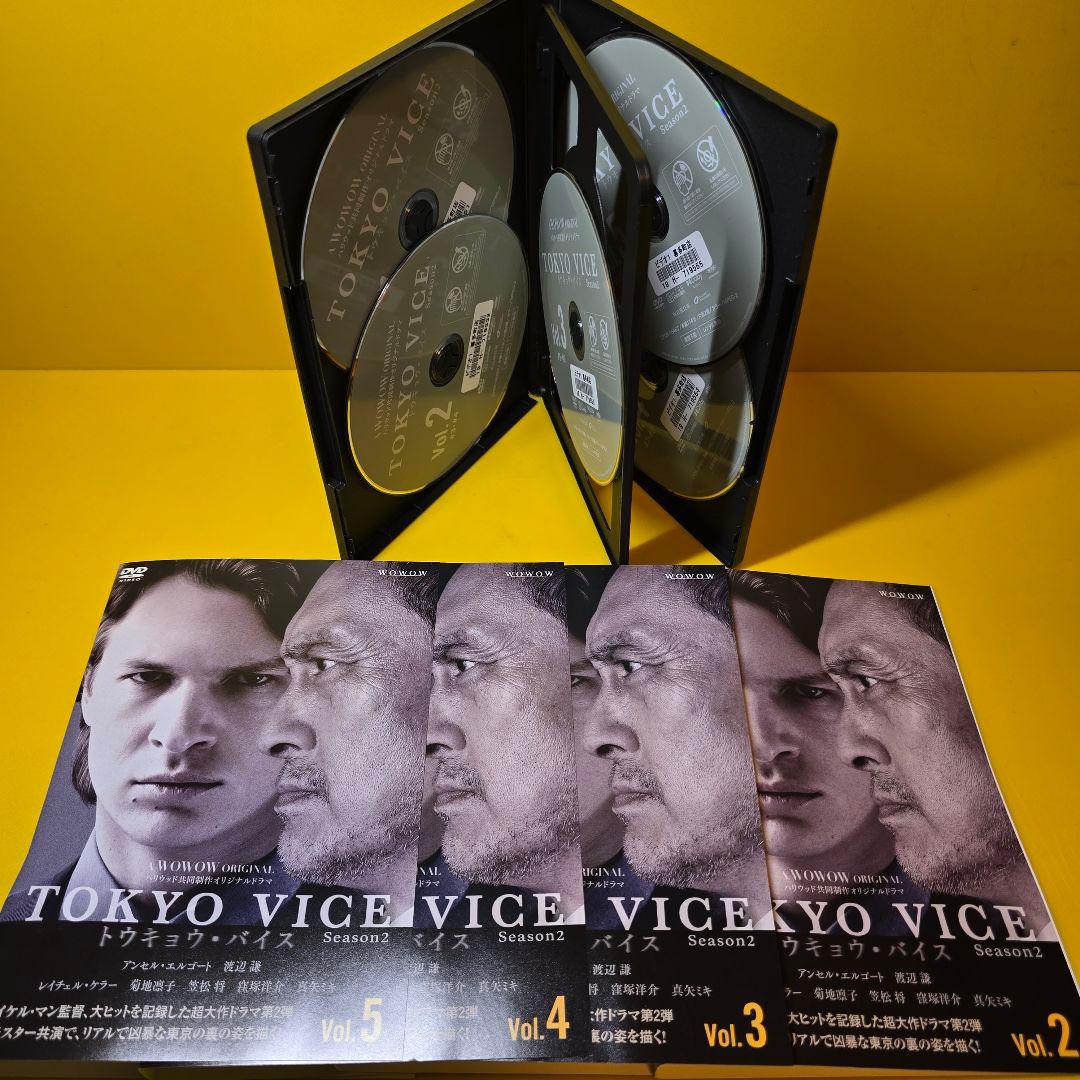 新品ケース交換済み TOKYO VICE+Season2 DVD 全8巻セット