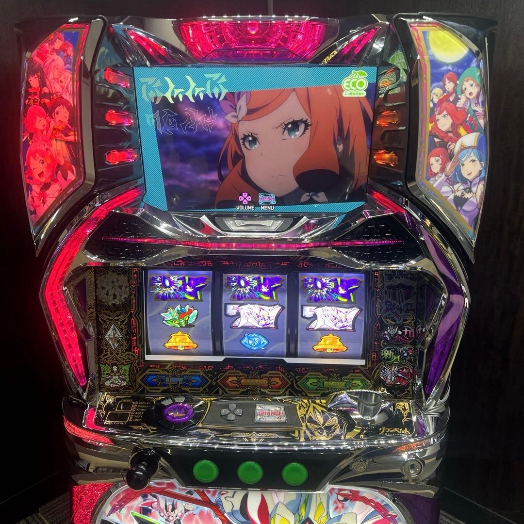 パチスロ実機 回胴式遊技機 グランベルム コイン不要機付 送料無料