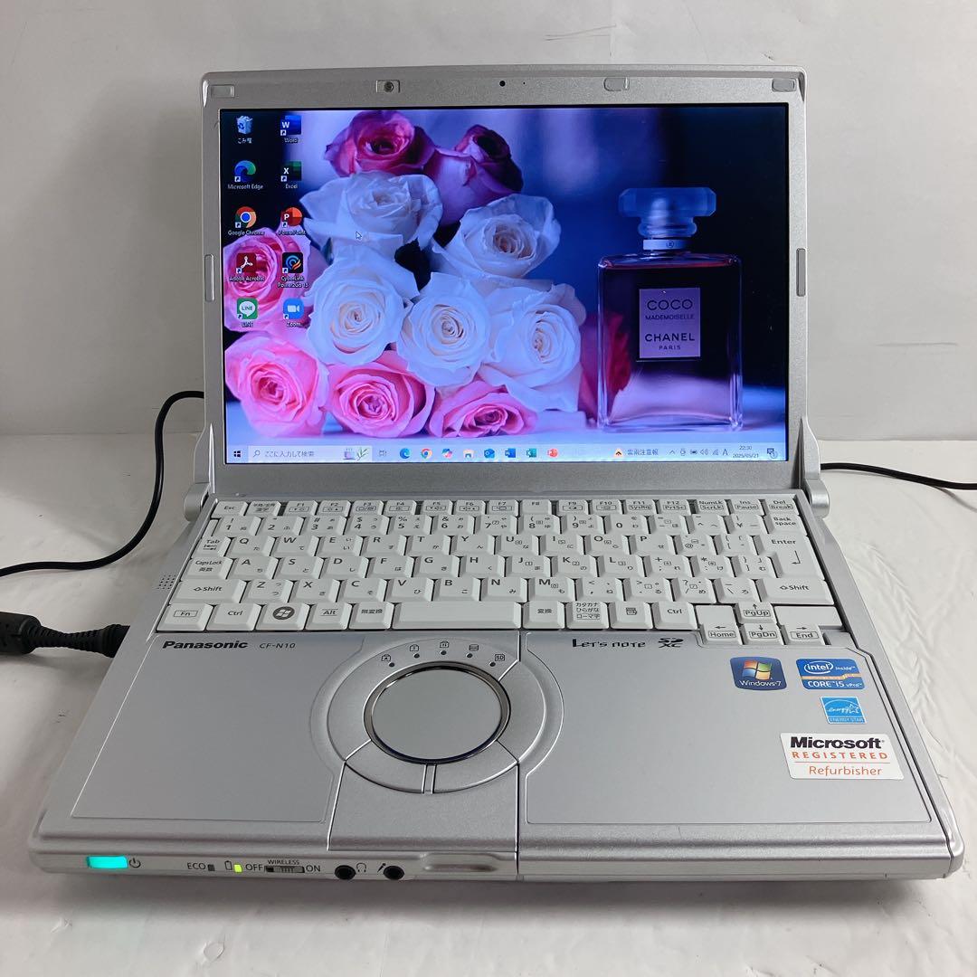 大容量SSD500GB/メモリ8GB　 Let's note オフィス搭載 楽天市場】【 超軽量パソコン0.91kg】ノートパソコン パナソニック