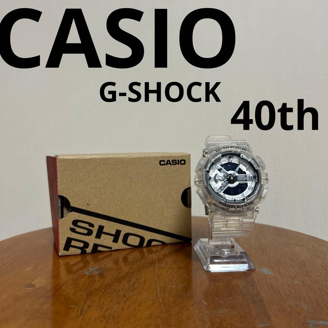 【新品未使用】カシオ　G-SHOCK 40周年　クリア　110シリーズ　アナデジ 新品未使用】カシオ G-SHOCK 40周年 クリア 110シリーズ アナデジ