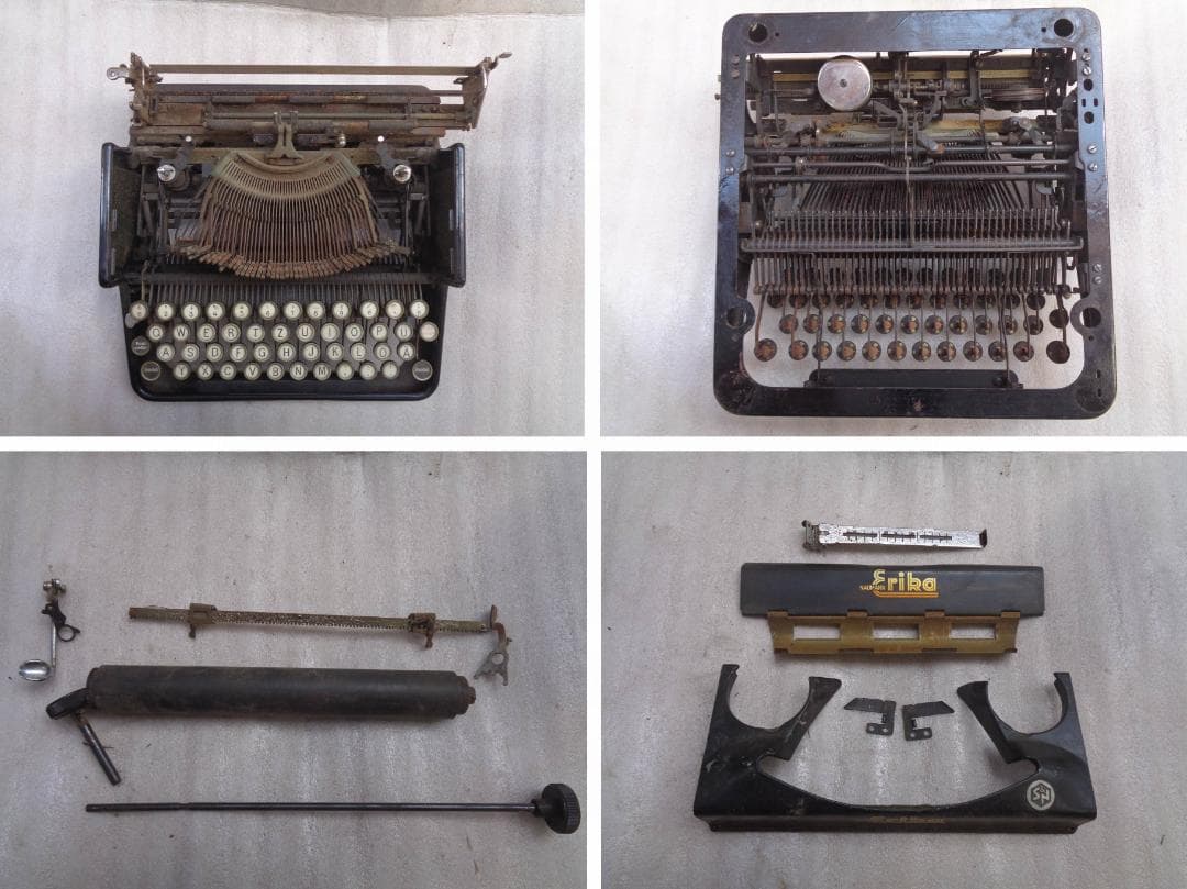 専用　実働品　Erika 5 エリカタイプライター QWERTYZ配列