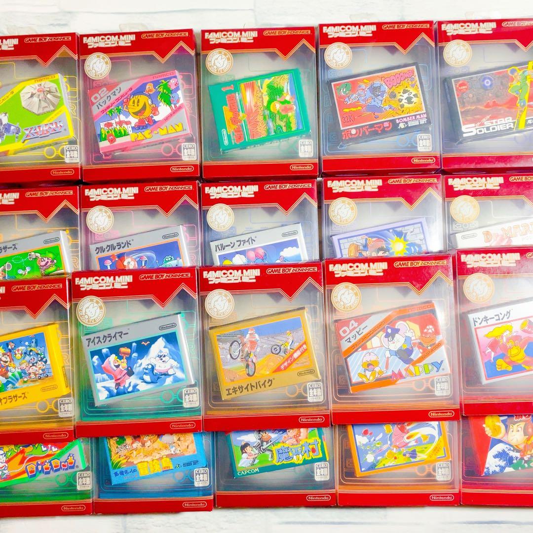 ゲームボーイアドバンス ファミコンミニ ソフト 20本セット - メルカリ