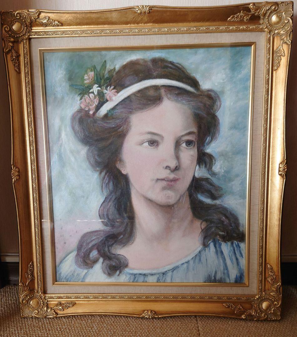 宮廷画家ビジェルブランの少女画です。油彩画模写 宮廷画家ビジェルブランの少女画です。油彩画模写 【公式通販】