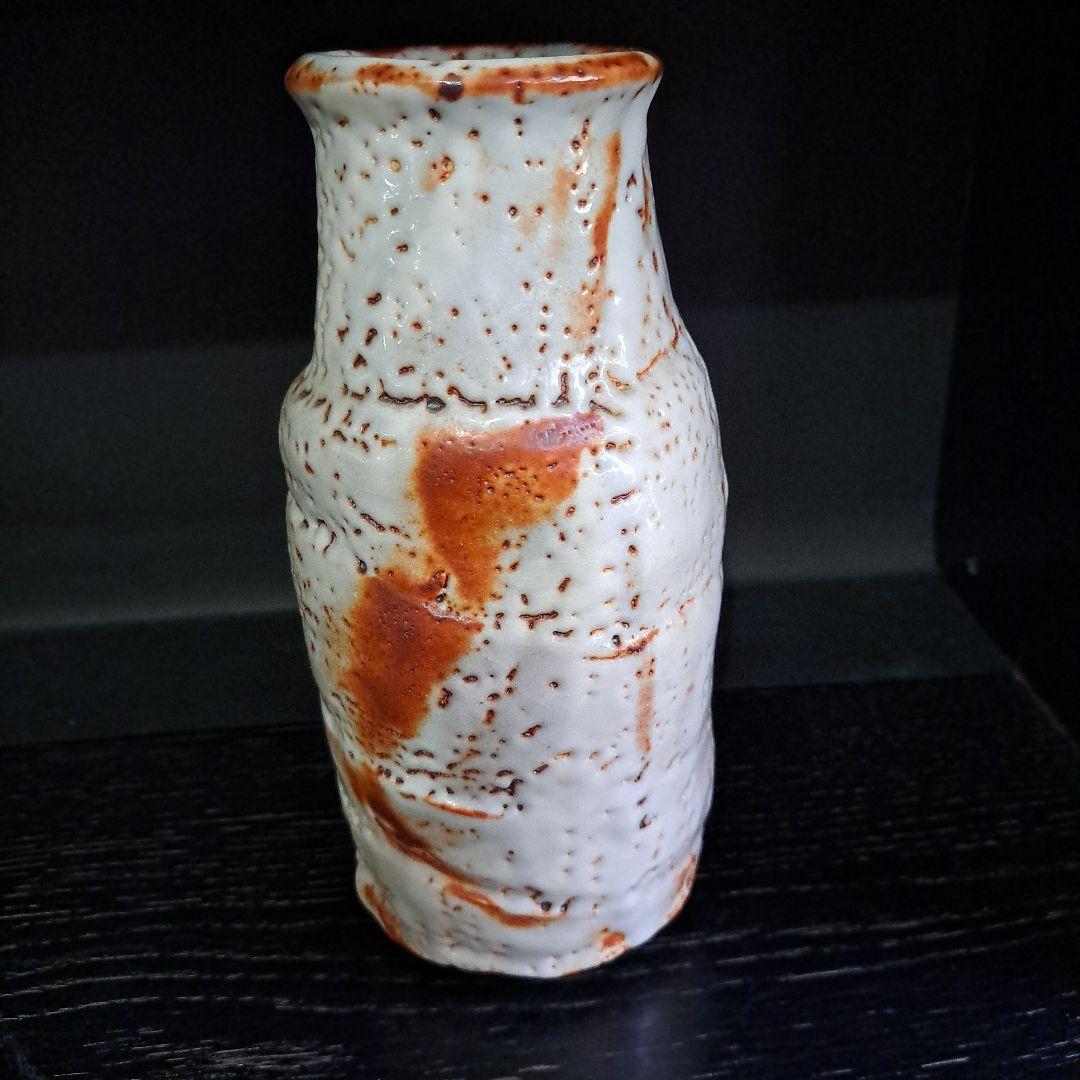 人間国宝 安藤日出武 鼠志野 花生 - メルカリ