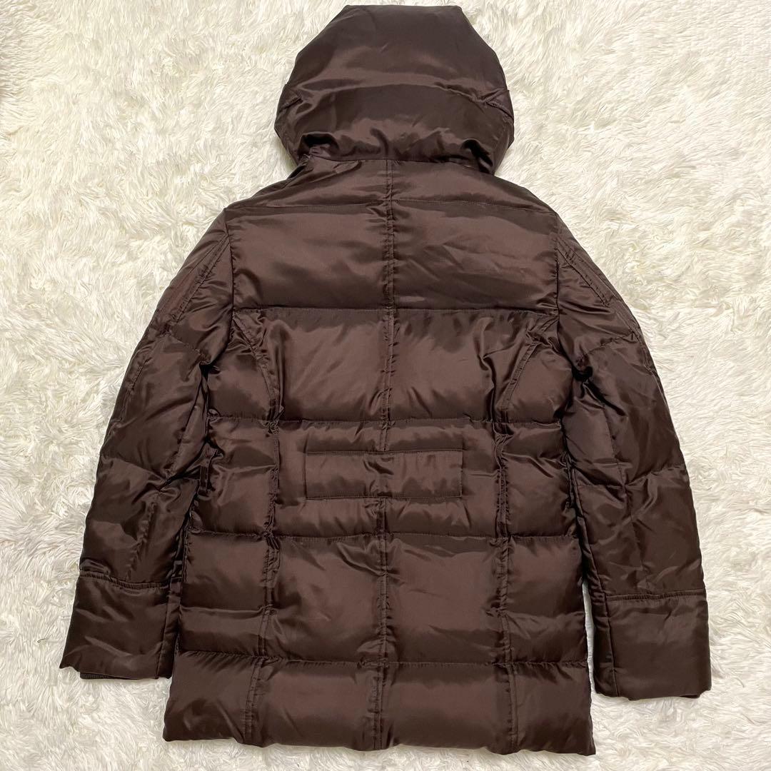 極美品 バーニーズニューヨーク ダウンジャケット イタリア製 ダーク