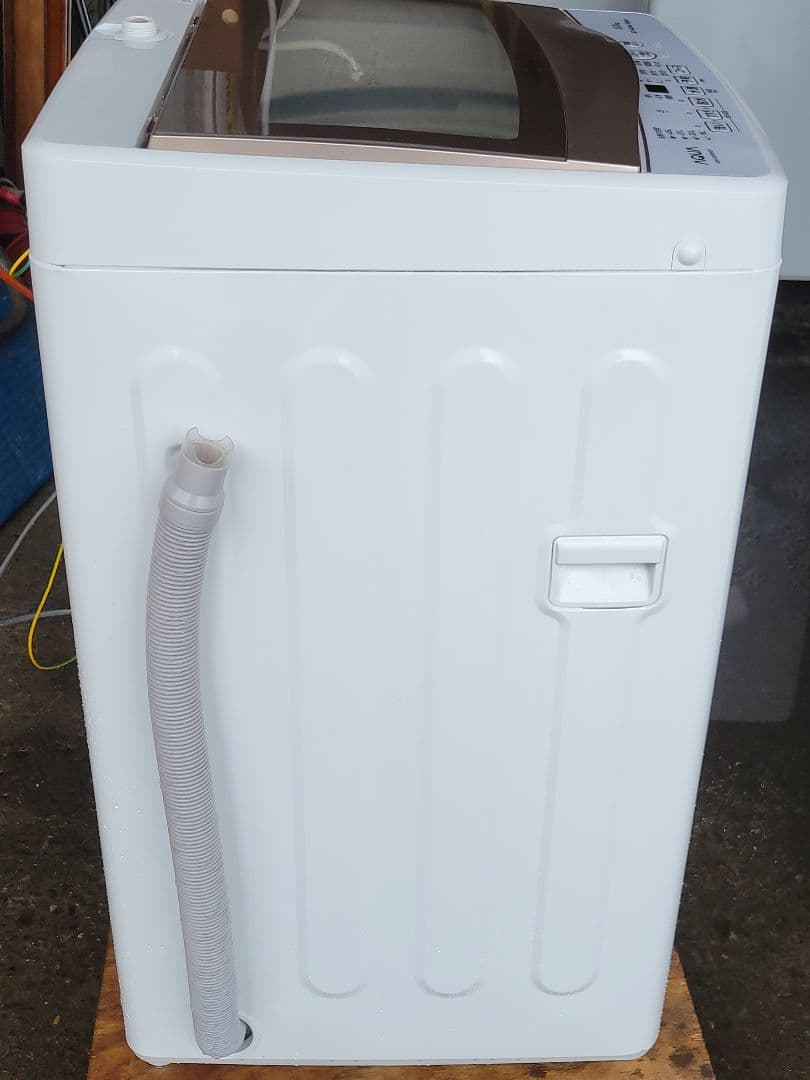 ひらがな AQUA 全自動洗濯機 AQW-S5PBK 5.0kg 24年製