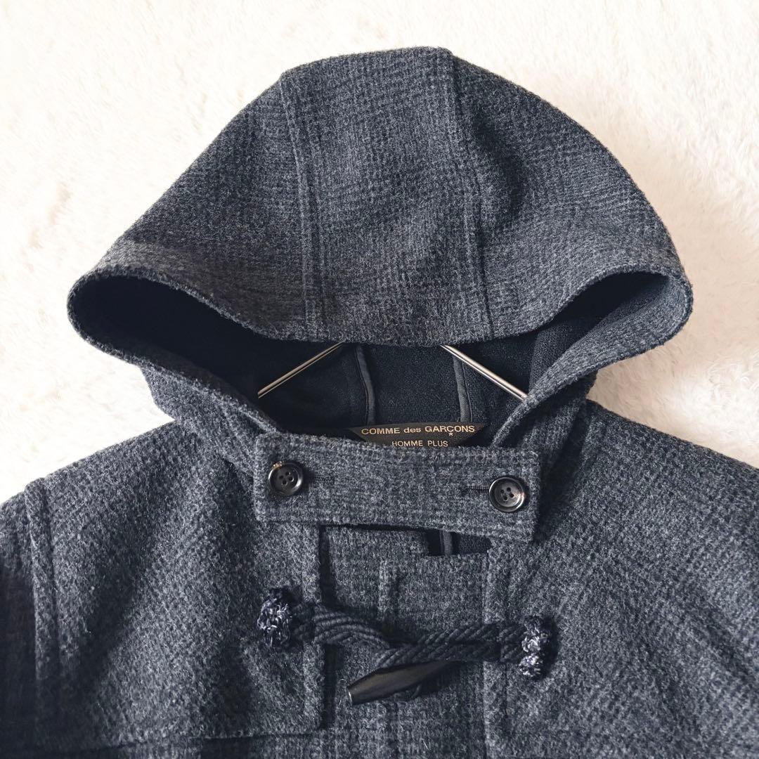 1352 美品✨ AD2008 コムデギャルソンオムプリュス ダッフルコート M