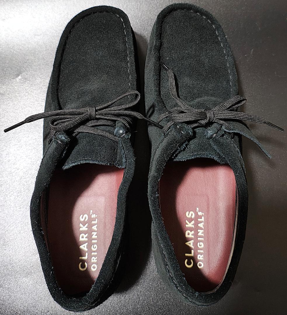 25.5cm ワラビーゴアテックス Wallabee GTX ブラックスエード