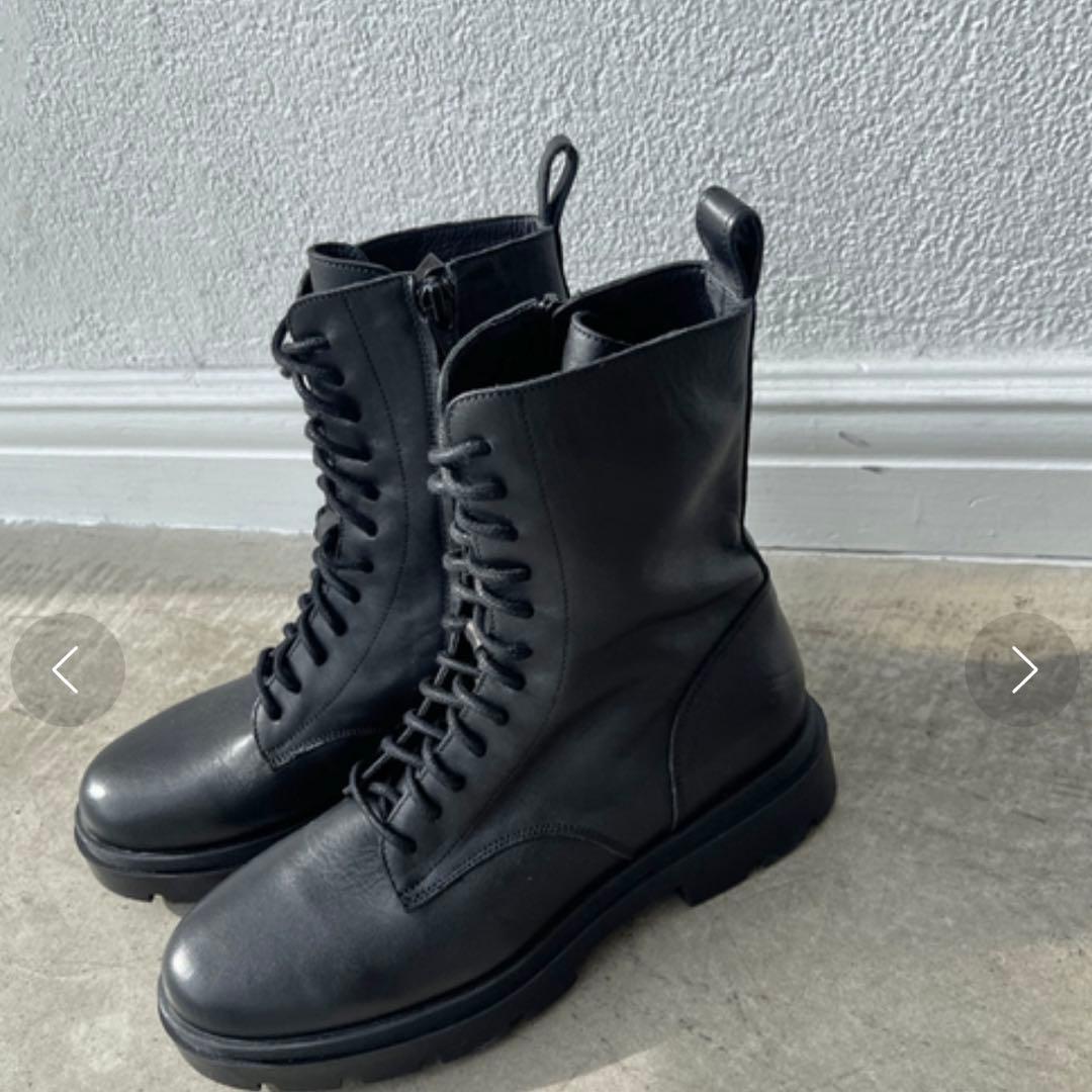 FABIO RUSCONI/ファビオルスコーニ　レースアップブーツ　23.5cm