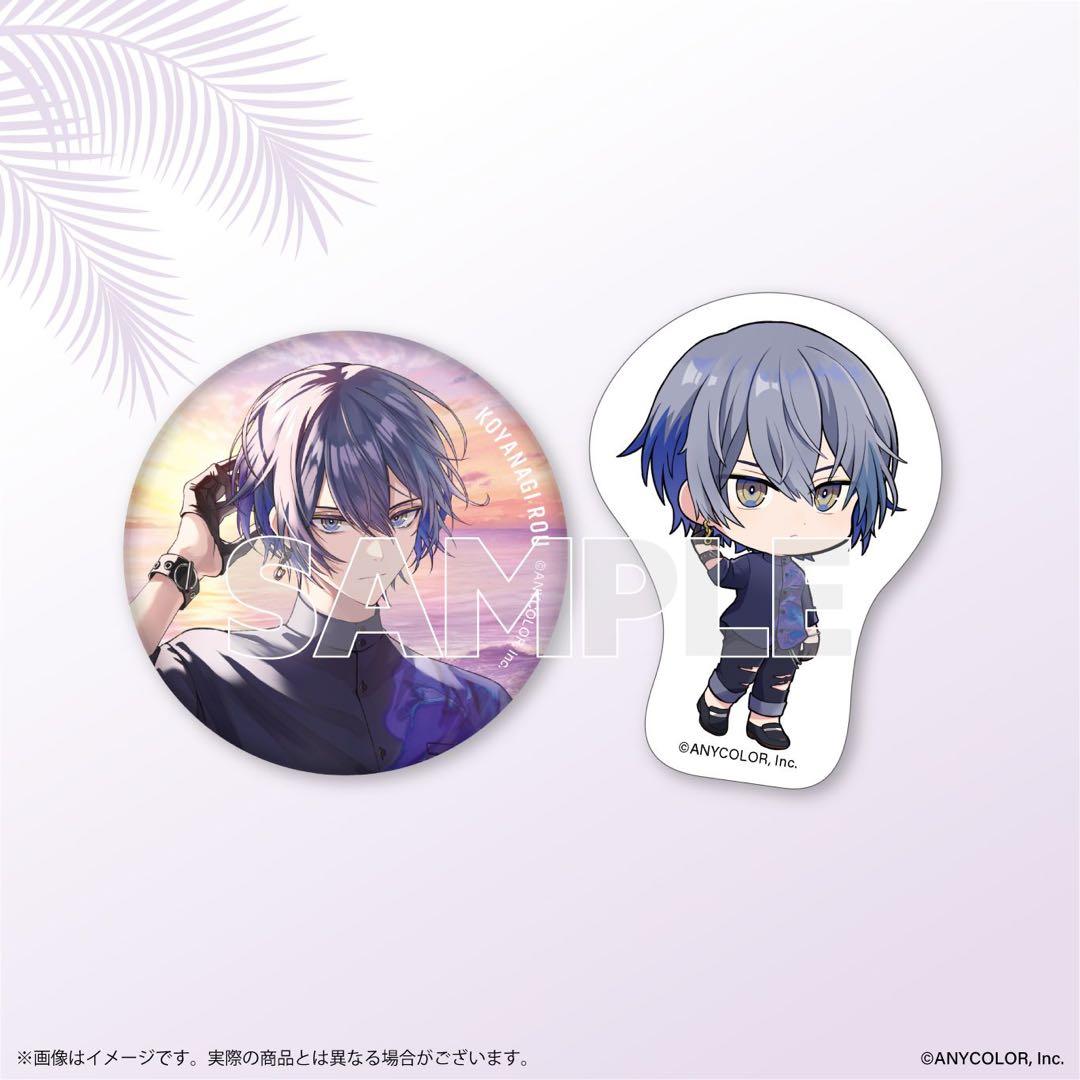 にじさんじ 海の家-小柳ロウ-缶バッジ＆ダイカットステッカー - メルカリ