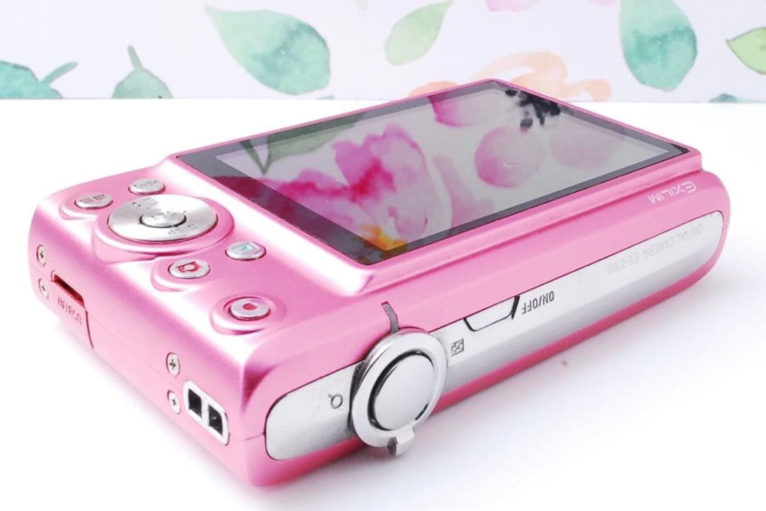 銀うさぎ様⭐️CASIO EXILIM EX-Z100 ピンク スマホ転送の通販はau PAY